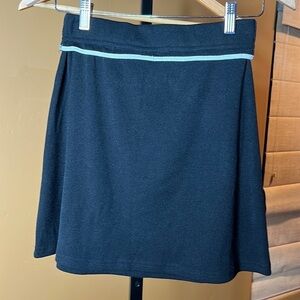 Cider Black Ribbed Skater Skirt Mini Size Small NEW!
